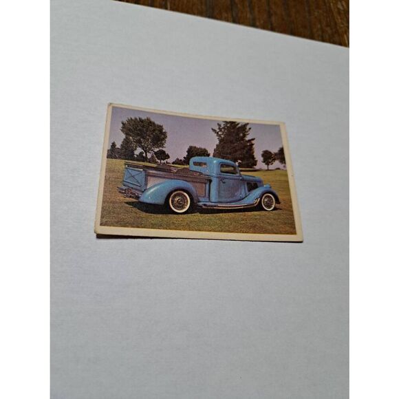 Vintage 1965 Hot Rod Magazine #63 Spec Sheet 1935 Custom Ford Truck Trading Card - Picture 1 of 2